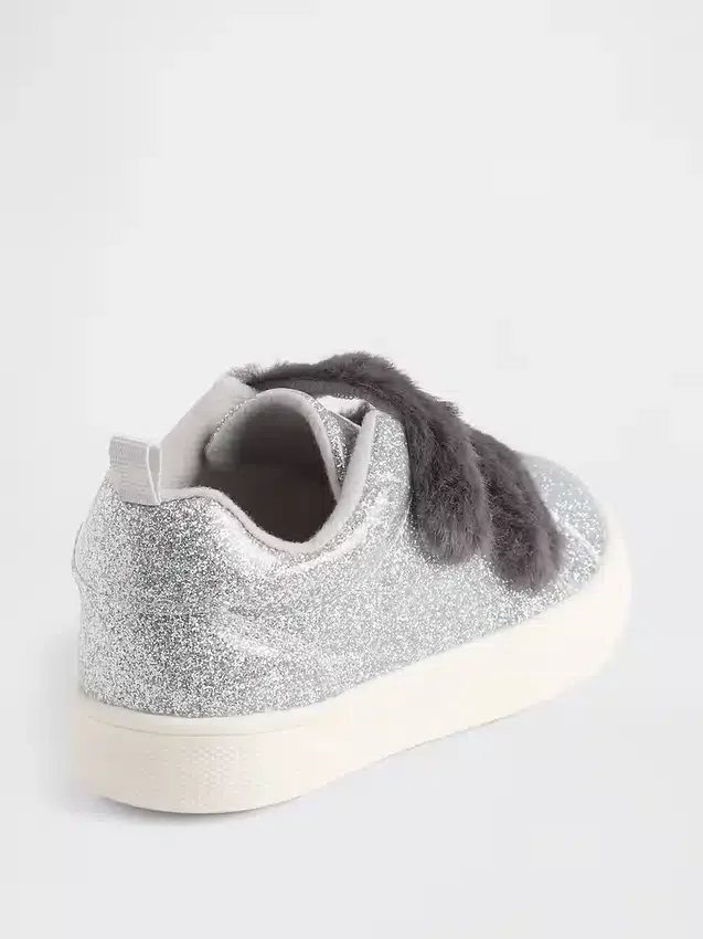 Veganske glitter-joggesko for småbarn