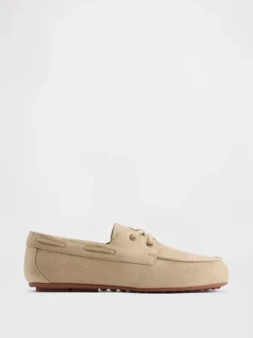 Veganske loafers i semsket skinn for barn