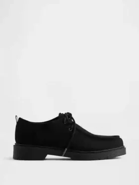 Veganske loafers i semsket skinn for barn