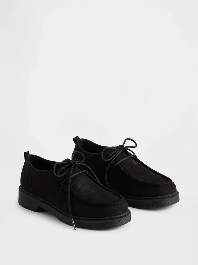 Veganske loafers i semsket skinn for barn