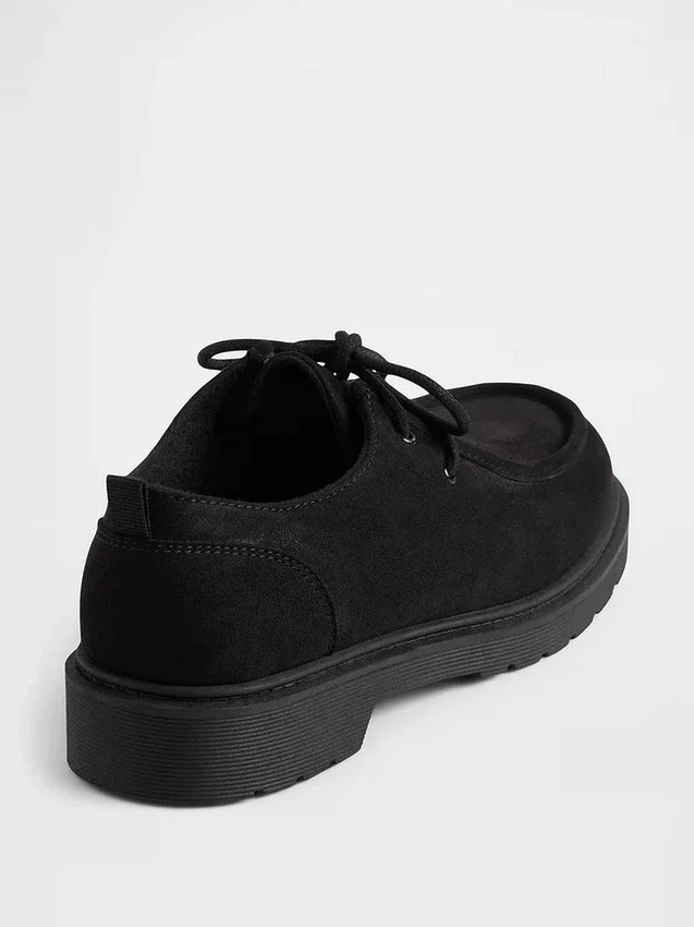 Veganske loafers i semsket skinn for barn