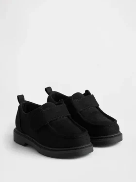 Veganske loafers i semsket skinn for småbarn