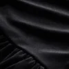 Velour-peplum-top for barn
