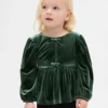 Velour-top med sløyfe for Baby og Småbarn