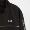 Vindjakke for barn med avslappet logo