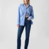 Vintage-slim-Jeans med høy midje