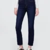 Vintage-slim-Jeans med høy midje