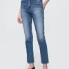 Vintage-slim-Jeans med høy midje