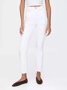 Vintage-slim-Jeans med høy midje