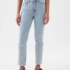 Vintage-slim-Jeans med høy midje