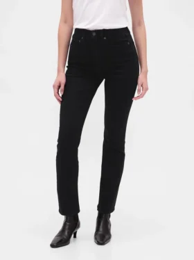 Vintage-slim-Jeans med høy midje