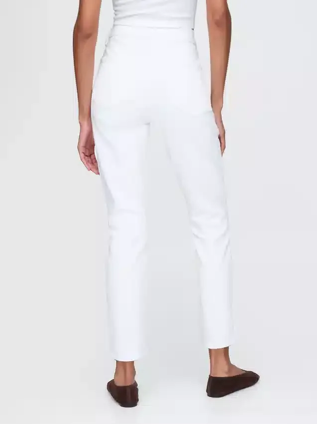 Vintage-slim-Jeans med høy midje