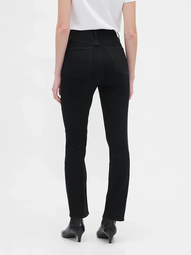 Vintage-slim-Jeans med høy midje