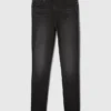Vintage-slim-Jeans med høy midje
