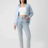 Vintage-slim-Jeans med høy midje