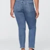 Vintage-slim-Jeans med høy midje