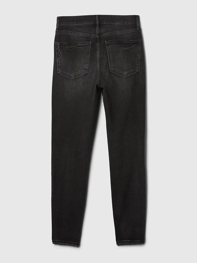 Vintage-slim-Jeans med høy midje