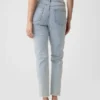Vintage-slim-Jeans med høy midje