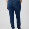 Vintage-slim-Jeans med høy midje