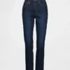 Vintage-slim-Jeans med høy midje