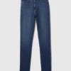 Vintage-slim-Jeans med høy midje