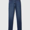 Vintage-slim-Jeans med høy midje