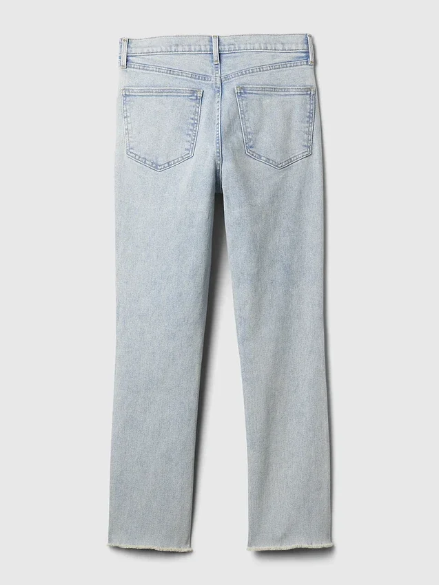 Vintage-slim-Jeans med høy midje