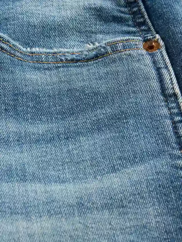 Vintage-slim-Jeans med høy midje