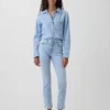 Vintage-slimjeans med middels høy midje