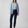 Vintage-slimjeans med middels høy midje
