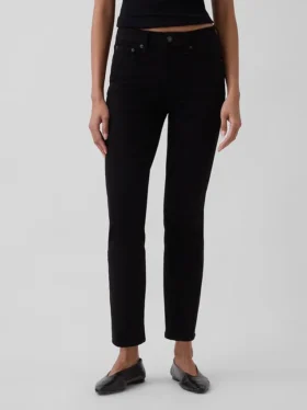 Vintage-slimjeans med middels høy midje