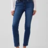 Vintage-slimjeans med middels høy midje