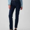 Vintage-slimjeans med middels høy midje