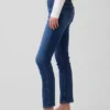 Vintage-slimjeans med middels høy midje