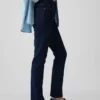 Vintage-slimjeans med middels høy midje
