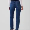 Vintage-slimjeans med middels høy midje