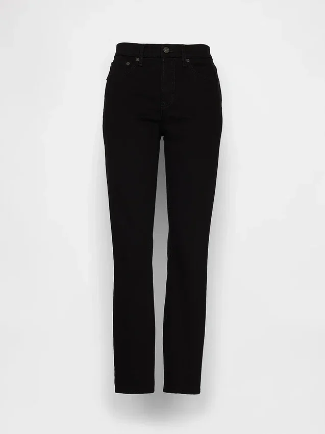 Vintage-slimjeans med middels høy midje