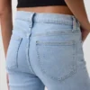 Vintage-slimjeans med middels høy midje