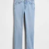 Vintage-slimjeans med middels høy midje