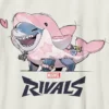 Vintage-T-skjorte med «Marvel Rivals Lovey Jeff»-motiv for barn