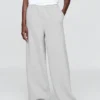 Vintagesoft baggy joggebukse med vide ben