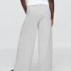 Vintagesoft baggy joggebukse med vide ben