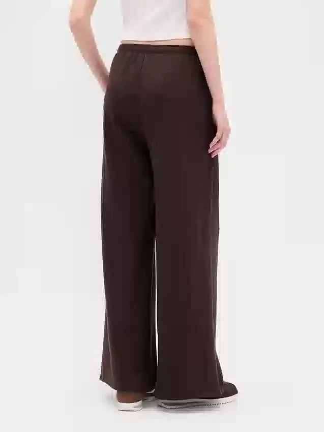 Vintagesoft baggy joggebukse med vide ben