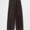 Vintagesoft baggy joggebukse med vide ben
