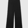 Vintagesoft baggy joggebukse med vide ben