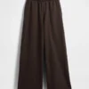 Vintagesoft baggy joggebukse med vide ben