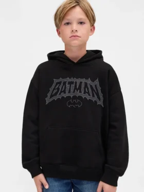 Vintagesoft Batman-hettegenser for barn