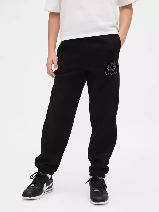 Vintagesoft Batman-logo joggebukse for barn
