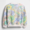 Vintagesoft-frotté-genser med blomstermønster for Baby og Småbarn