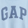 Vintagesoft-frotté-genser med bred hals og logo for barn